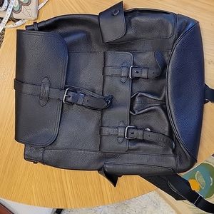 Coach 36811 Hudson Backpack Pebble Black Leather